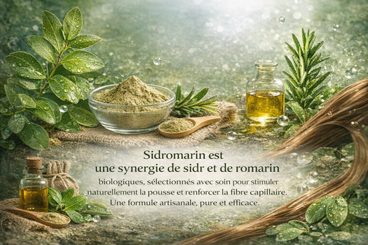 Cure capillaire 100 % naturelle & biologique
Sidr & Romarin – Volume, Force, Densité